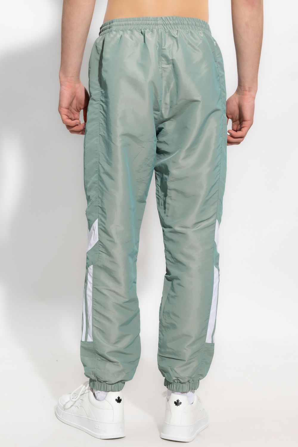 Adidas lime clearance green track pants